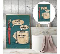 Insegna Bagno Divertente Con Odio Il Mio Lavoro Oh Per favore Frase Per Un Arred