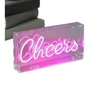 Insegna Bar Luminoso | Luce Al Neon 3D USB Per Ufficio,Lampada Per Gioco Da Bere | per Casa Camera Appartamento Università Matrimonio Spazio Concorso Bevanda Calcio