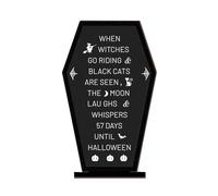 Insegna Decorativa Da Tavolo Halloween Oggetto Scenico Bacheca Messaggi