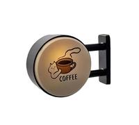 Insegna del caffè - Insegna del caffè | per mensa, calamita decorativa per frigorifero | Utilizzare per i proprietari di case Appartamento Cucina Ufficio Dormitorio Garage Aula Sala pausa Collez