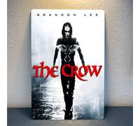 Insegna di latta da collezione The Crow Brandon Lee Movie Poster in metallo...
