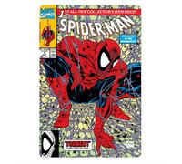 Insegna di latta poster in metallo The Amazing Spider Man n.1 - piatto...