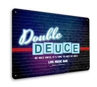 Insegna Double Deuce Bar Ispirata Al Film Road House Club Insegna A4 V2