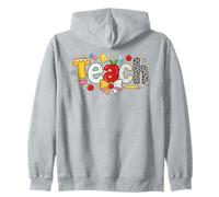 Insegna educatore Materiale Scolastico Design Stampa Leopardo Felpa con Cappuccio