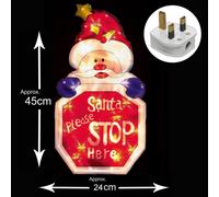 Insegna Illuminata A Silhouette Di Finestra Natalizia Da Interno - Scegli Design