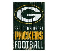 Insegna In Legno 11x17 Dei Green Bay Packers