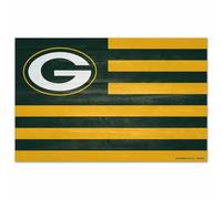 Insegna In Legno Americana Green Bay Packers, 11" X 17"