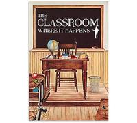 Insegna in metallo per l'aula di geografia - Decorazione vintage "Dove succede" - Poster in latta per la casa, la stanza, la decorazione murale del club - Targa da 12x16 pollici