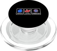Insegna la libertà d'amore PopSockets PopGrip per MagSafe