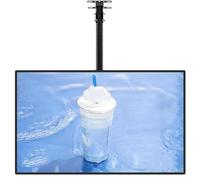 Insegna Luminosa a LED per Esterni, Pannello Luminoso Espositivo Con Asta Telescopica, Pannello Luminoso a LED Con Cornice a Scatto Sottile, Cartellone Pubblicitario Da Parete,Horizontal-50*80cm