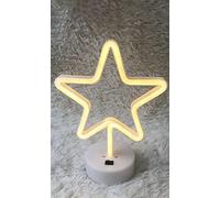 Insegna luminosa al neon a LED Luce notturna a forma di cuore a forma di stella di luna per camera da letto per bambini Wall Art Regalo di compleanno di Natale romantico