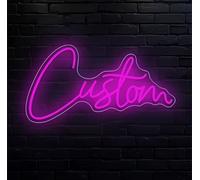 Insegna Luminosa al Neon LED Scritta Personalizzata logo nome Bimbo Idea Regalo