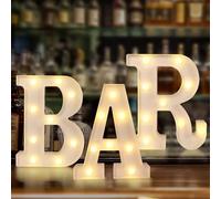 Insegna Luminosa Bar, Bar Lettera Lampada, Neon per Bar, LED Marquee Luci Bar Segni, Illuminato Bar Decor per Bar, Pub, Decorazione Da Parete