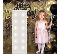Insegna Luminosa Con Numeri E Lettere Di Grandi Dimensioni, Bianca, Pannello Decorativo In Schiuma, Pretagliata, Da 3 Piedi, For Feste, Compleanni, Anniversari(I,70cm/2.3ft)