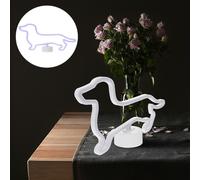 Insegna Luminosa Led Lucina Notturna Cane Leggero Al Neon Dog Corgi