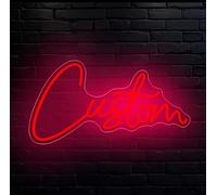Insegna Luminosa Neon LED Scritta Personalizzata Decorazioni nome Bambino Regalo