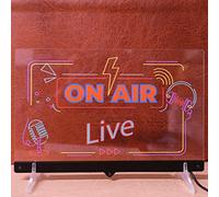 Insegna luminosa ON AIR pannello led multicolore da appendere o con base (DA APPOGGIO)