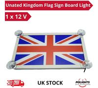 Insegna NEON bianca/rossa/blu bandiera Regno Unito cabina luce interna 12V au...