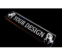 Insegna Neon Interna Per Cabina LED Bianco 12V 500Mm Incisa Al Laser
