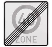 Insegna Originale 50° Compleanno Zona Fine 40 Segnale Stradale Segnale RA1