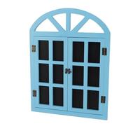 Insegna per Lavagna Finta per Finestra, Insegna Multifunzionale Dal Design Unico Durata Eccellente Decorazione Versatile Copertura per Scatola di Metro Facile da Appendere (BLUE)