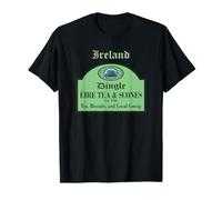 Insegna per Negozio di tè e focaccine Dingle Ireland Éire Maglietta
