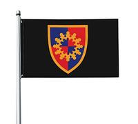 Insegna Per Spalla Della 149A Brigata Corazzata Garden Flag Divertente Bandiere Da Giardino Resistente Alle Intemperie Bandiera Da Cortile Per Esterni Interni Patio 90X150Cm