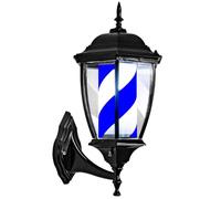 Insegna rotante a LED per salone, stile classico, decorazione per parrucchieri, impermeabile, per interni ed esterni, montaggio a parete