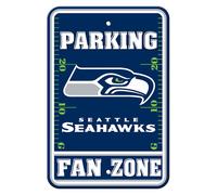 Insegna Seattle Seahawks 12X18 Plastica Stile Fan Zone Parcheggio CO