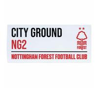 Insegna Stradale Bianca Nottingham Forest FC, Regalo, Merchandise Ufficiale