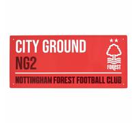 Insegna Stradale Colore Nottingham Forest FC, Regalo, Merchandise Ufficiale