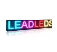 Insegna Tabella Wifi Luminosa Scorrevole Led Programmabile 100x20cm Rgb