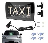 Insegna Taxi - Lampada Led 12V per Autisti,Pannello Luminoso ad Alta Luminosità con per Parabrezza Cruscotto Finestrino Garage Ride Share Consegna