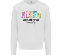 Insegnamento Grado I Miei Documenti Divertente Insegnante Uomo Felpa Maglione