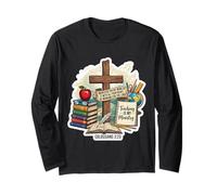 Insegnante Cristiano insegnamento è Il Mio Ministero Bibbia Verso Citazione Maglia a Manica