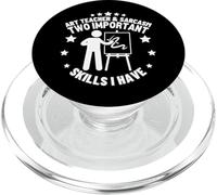 Insegnante d'arte e sarcasmo Uomini Donne Divertente Insegnante di Arte PopSockets PopGrip per MagSafe