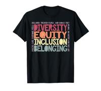 Insegnante DEIB appartenente all'inclusione dell'equità della diversità retrò Maglietta
