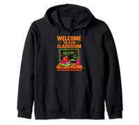 Insegnante del Primo Giorno Benvenuto nella Nostra Classe Cute Womens ABCD Felpa con Cappuccio