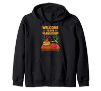 Insegnante del Primo Giorno Benvenuto nella Nostra Classe Cute Womens ABCD Felpa con Cappuccio