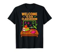 Insegnante del Primo Giorno Benvenuto nella Nostra Classe Cute Womens ABCD Maglietta