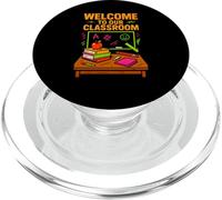 Insegnante del primo giorno Benvenuto nella nostra classe Cute Womens ABCD PopSockets PopGrip per MagSafe
