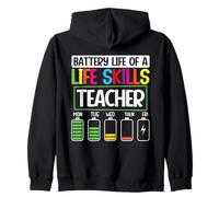 Insegnante di abilità di Vita SPED Durata della Batteria Abilità Insegnante Felpa con Cappuccio
