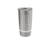 Insegnante di calcoli di algebra problemi di numero matematici Bicchiere termico in acciaio inox doppia parete