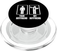 Insegnante di chimica Il tuo ragazzo Il mio ragazzo Divertente chimico PopSockets PopGrip per MagSafe