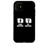 Insegnante di chimica Your Brother My Brother Funny Chemist Custodia per iPhone 11