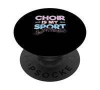 Insegnante di coro Divertente Coro Canto Cantante Coro è il mio sport PopSockets PopGrip Adesivo