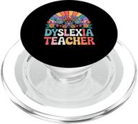 Insegnante di dislessia Groovy Floral Istruzione speciale PopSockets PopGrip per MagSafe