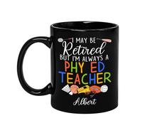 Insegnante Di Educazione Fisica In Pensione Tazza Mug Novità Tazza Colazione Durevole Tazze Di Caffè Regali Divertenti Per Ragazze Festa Della Mamma Natale Regalo 330Ml