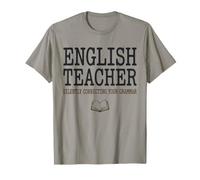 Insegnante di Inglese correggere silenziosamente la Grammatica Divertente Maglietta