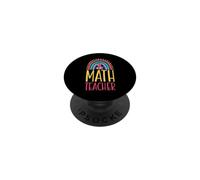 Insegnante di matematica Bohemian Rainbow Estetica sana PopSockets PopGrip Adesivo